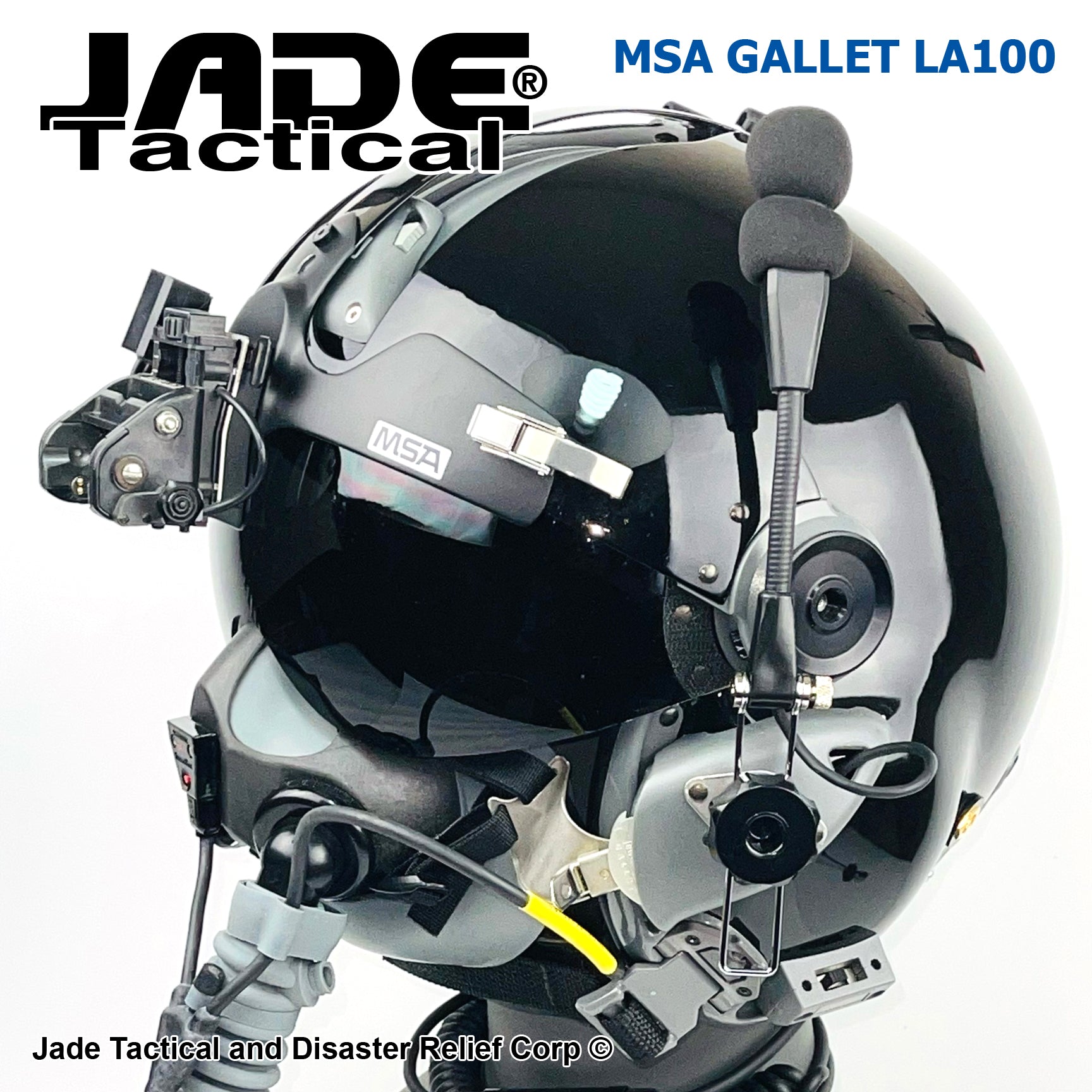 MSA GALLET MATCHING BOX ミリタリー 個人装備 MSA Gallet LA100 Jet Pilot Flight Helmet Loaded | Jade Tactical