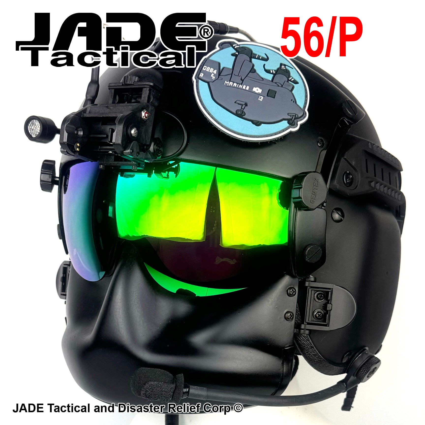 HGU-GENTEX USA 56/P Helicopter Flight Helmet Loaded – Jade Tactical