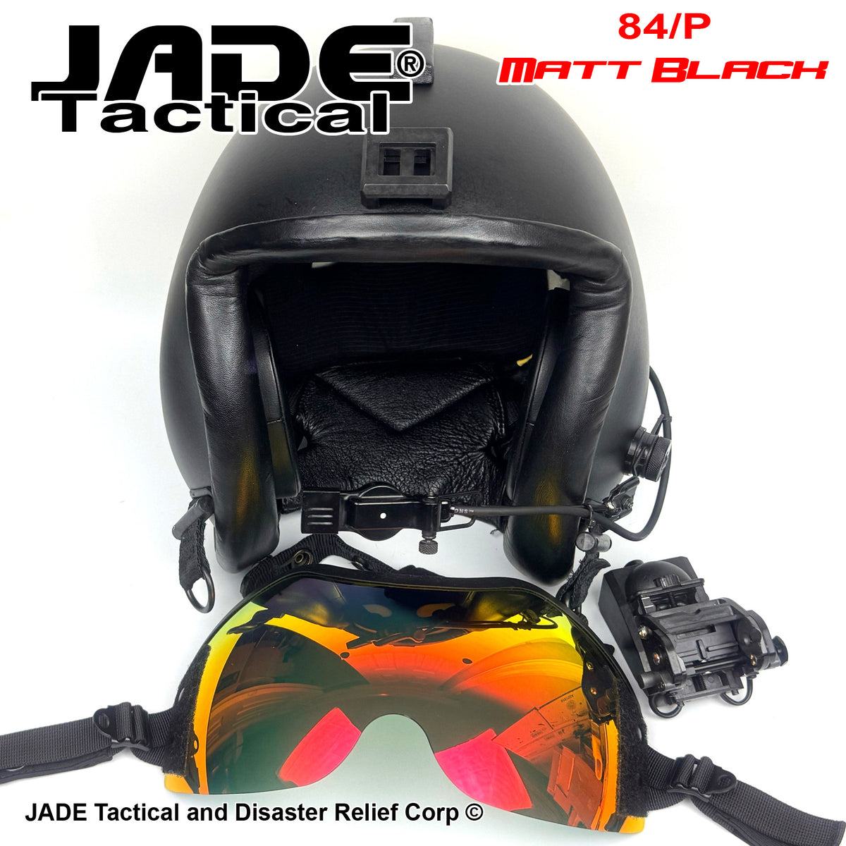 GENTEX 84/P USA Flight Helmet ANVIS NVG Mount