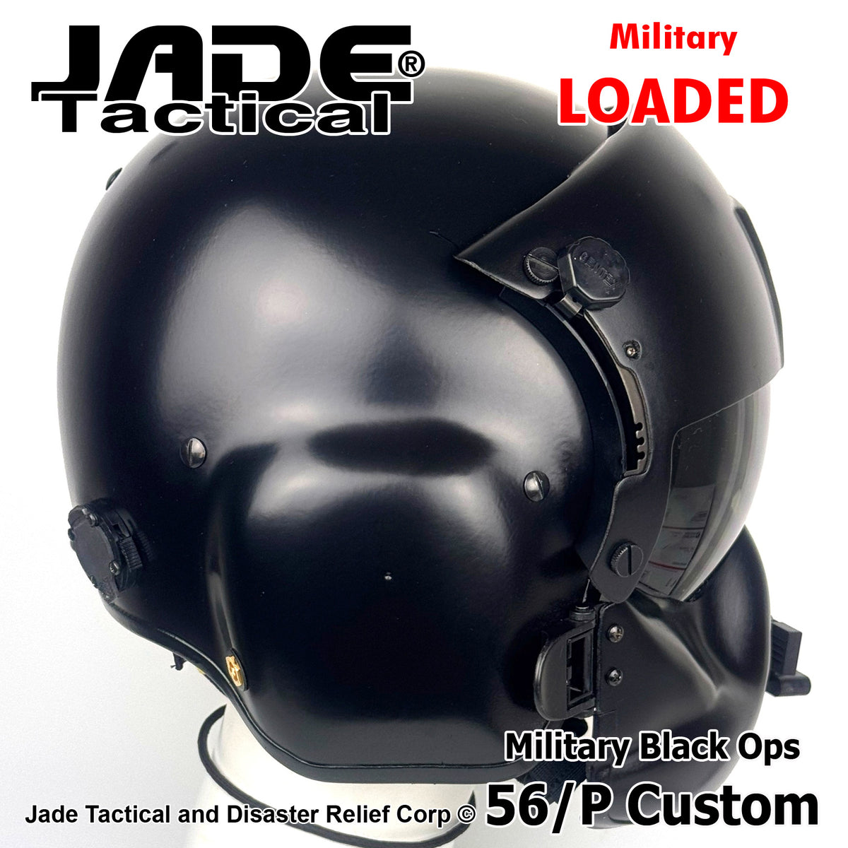 GENTEX 56/P USA Helicopter Flight Helmet Black Ops