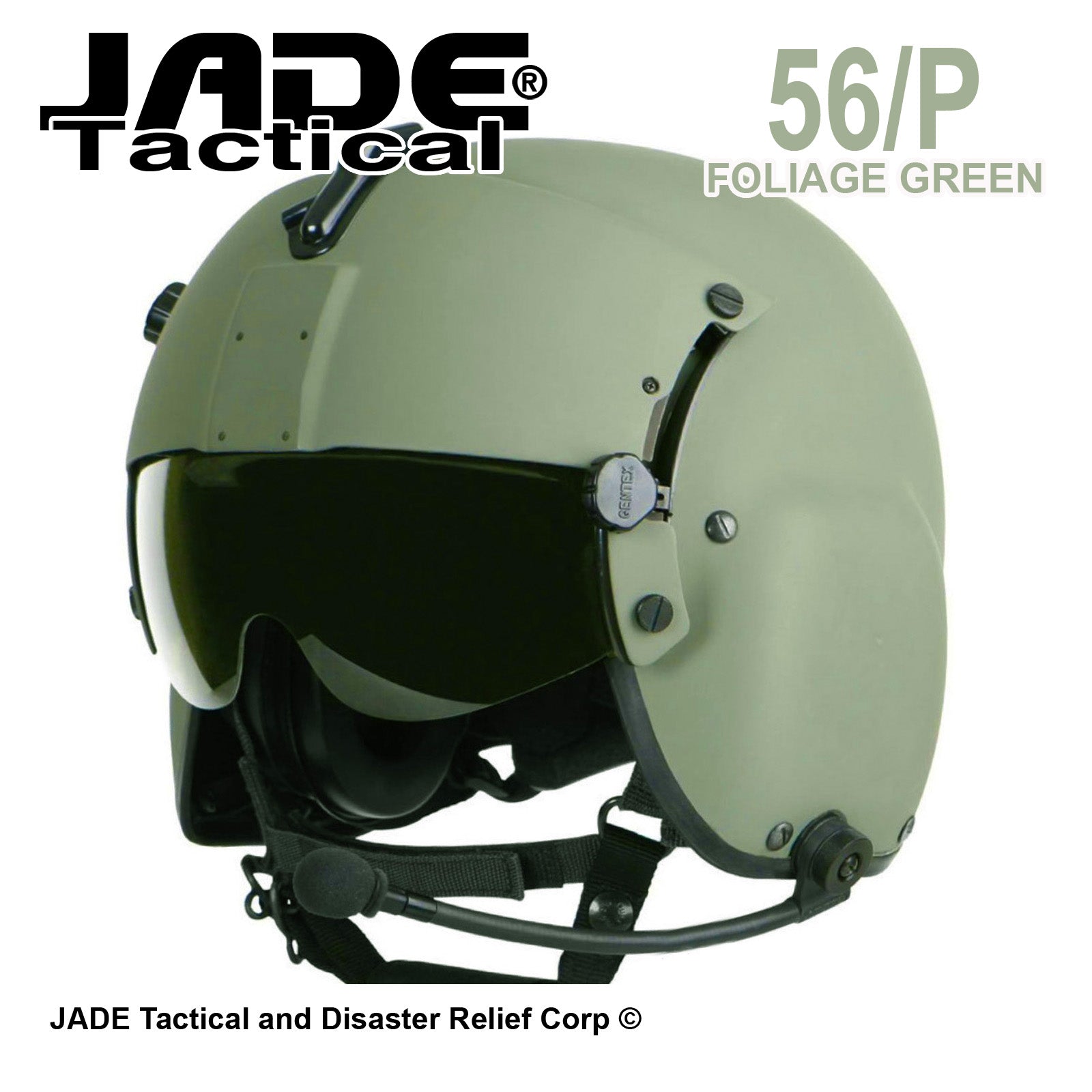GENTEX HGU 56/P Military Helicopter Helmet | Jade Tactical