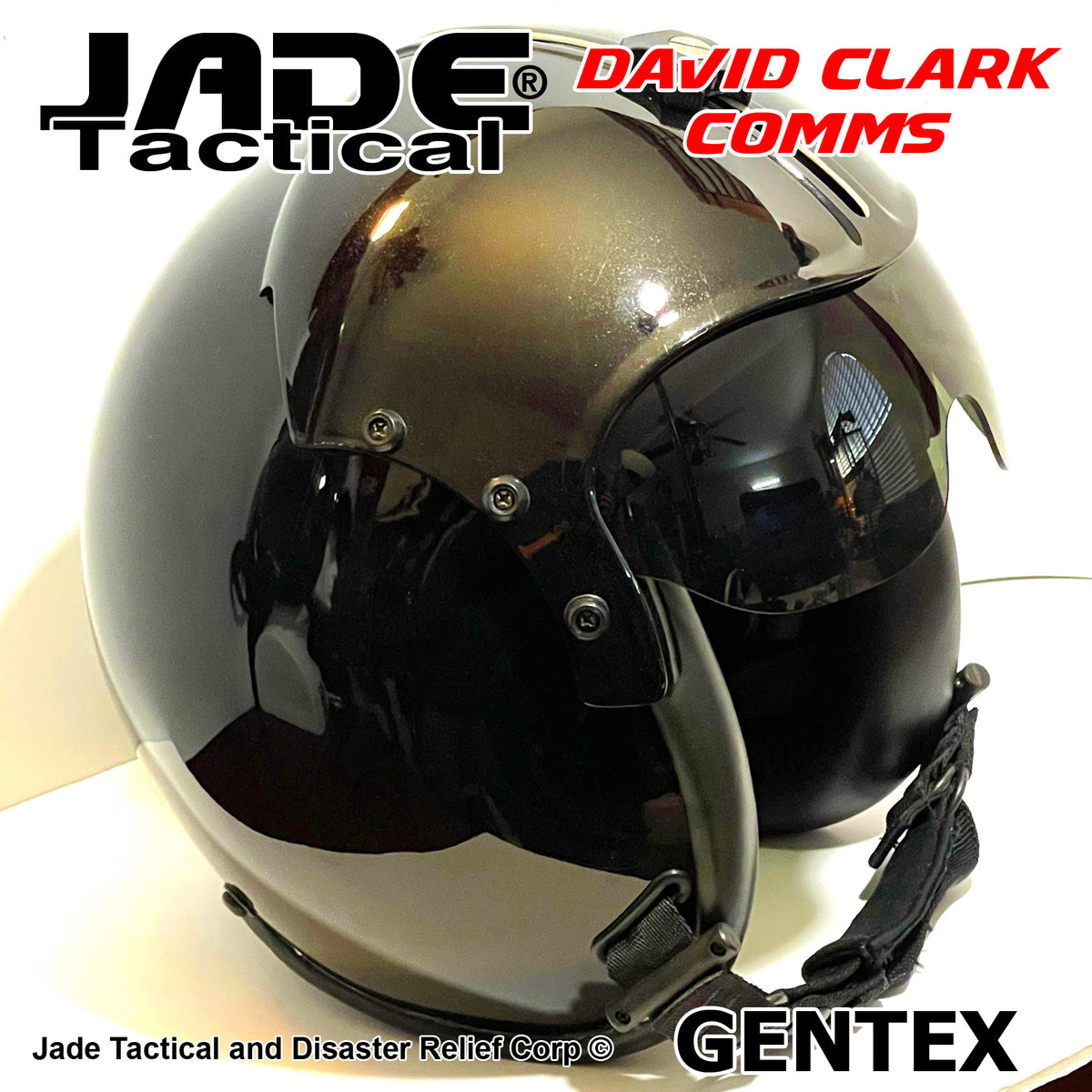 GENTEX 34/P Flight Helmet USA Black Metallic XL