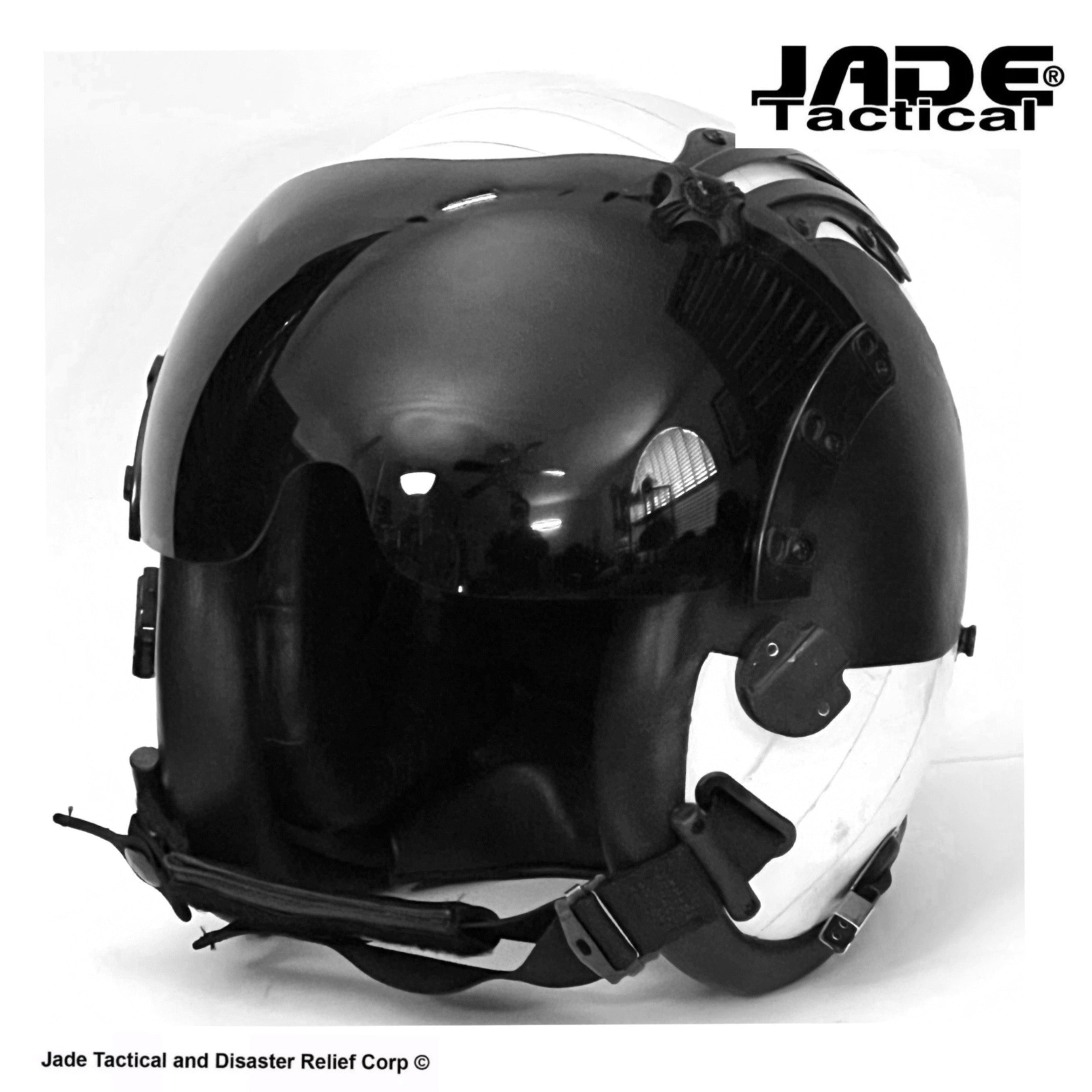 GENTEX HGU 68/P Jet Pilot Flight Helmet with Reflective Tape