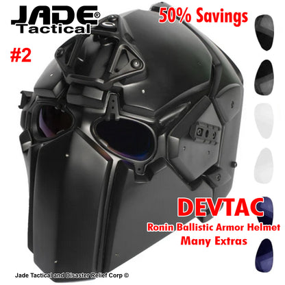 DEVTAC Ronin full NIJ Level 2A and 4A Extras